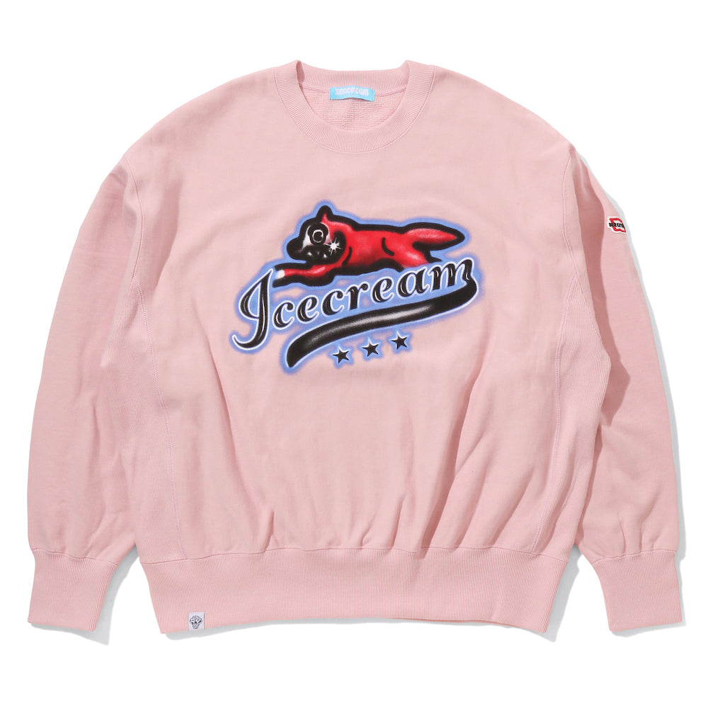 COTTON SWEATSHIRT RUNNING DOG - PINK – BILLIONAIRE BOYS CLUB HONG KONG