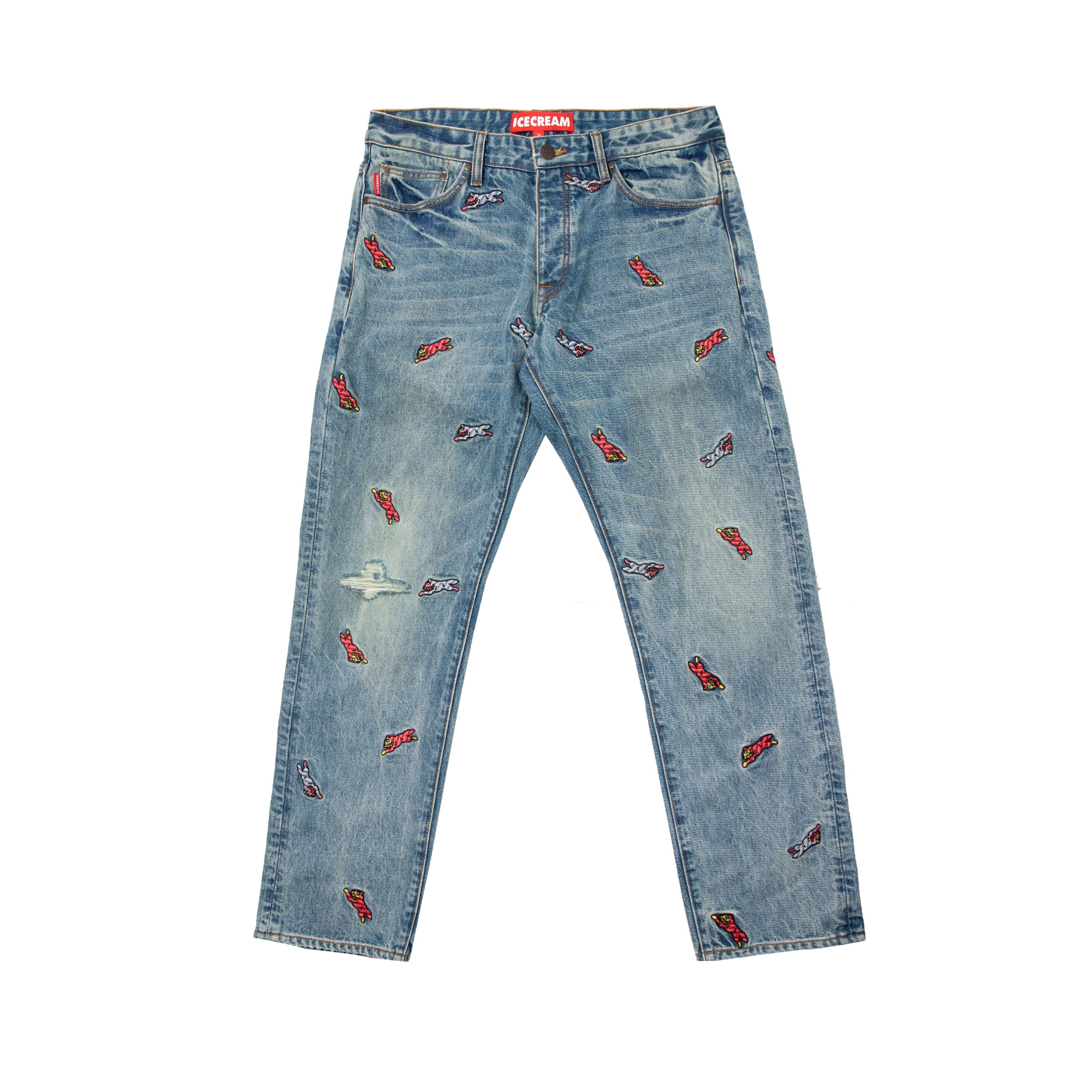 ICECREAM ジーンズ x YOPPI PAINTER DENIM PANTS メンズ