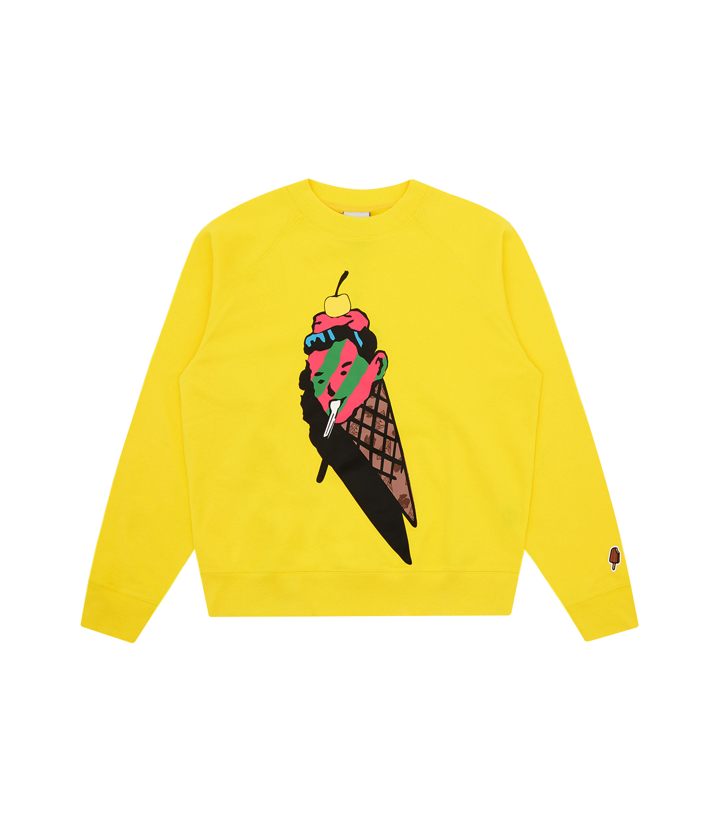 CONE MAN CREWNECK - YELLOW – BILLIONAIRE BOYS CLUB HONG KONG