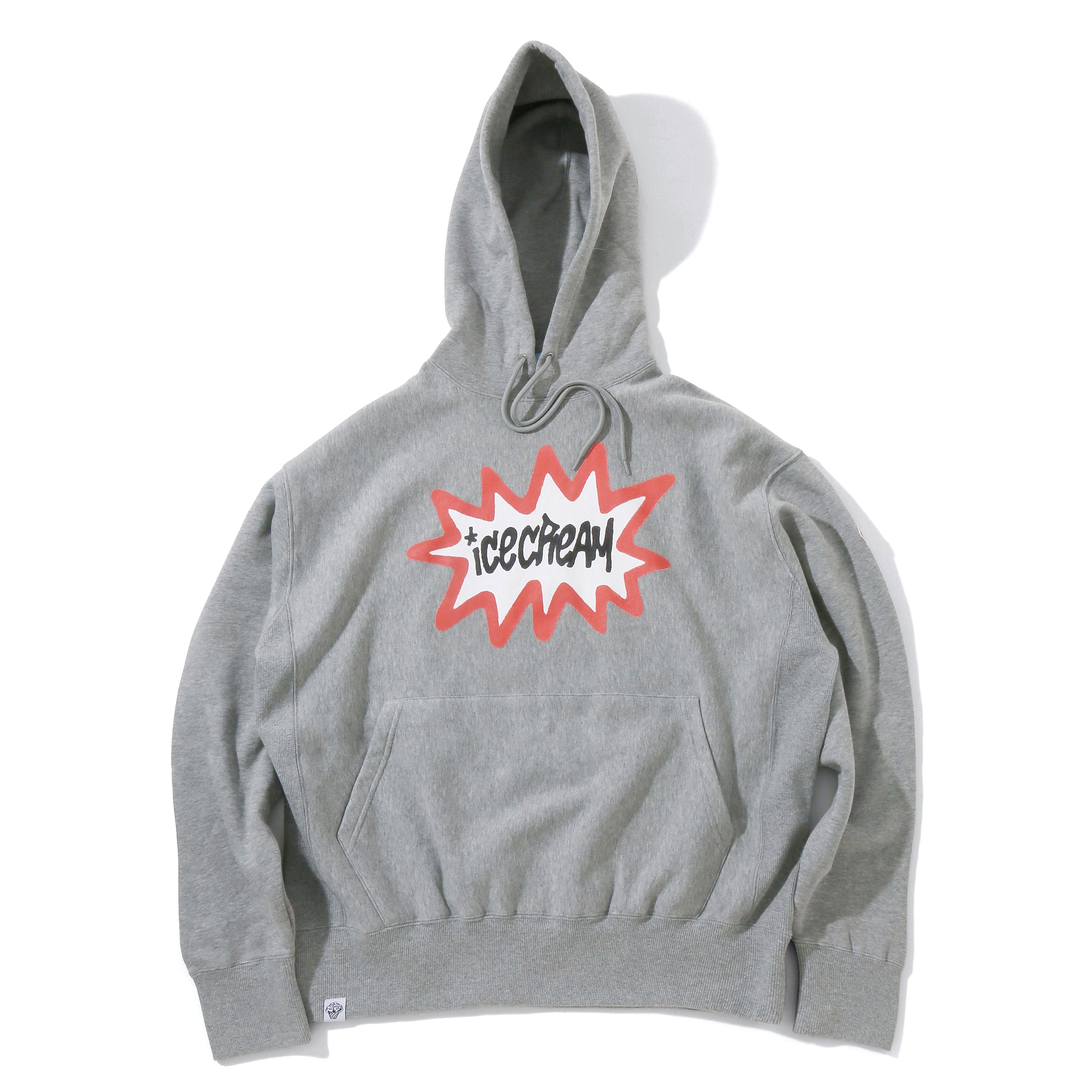 ICECREAM X WRECK COTTON HOODIE - GRAY – BILLIONAIRE BOYS CLUB HONG 