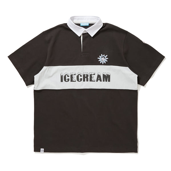 SWITCHING RUGBY SHIRT S/S - GRAY – BILLIONAIRE BOYS CLUB