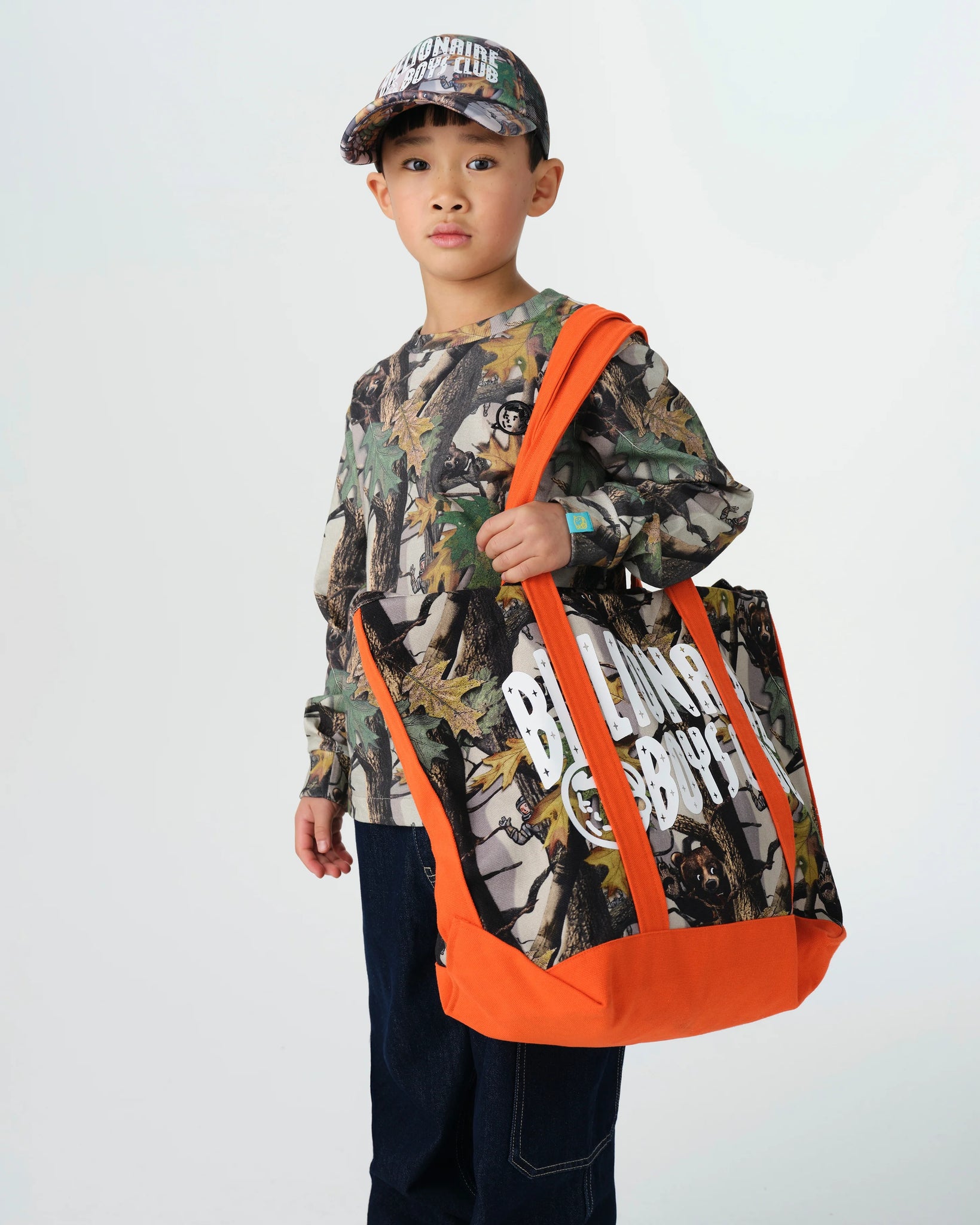 TREE CAMO ARCH LOGO TOTE BAG - MULTI