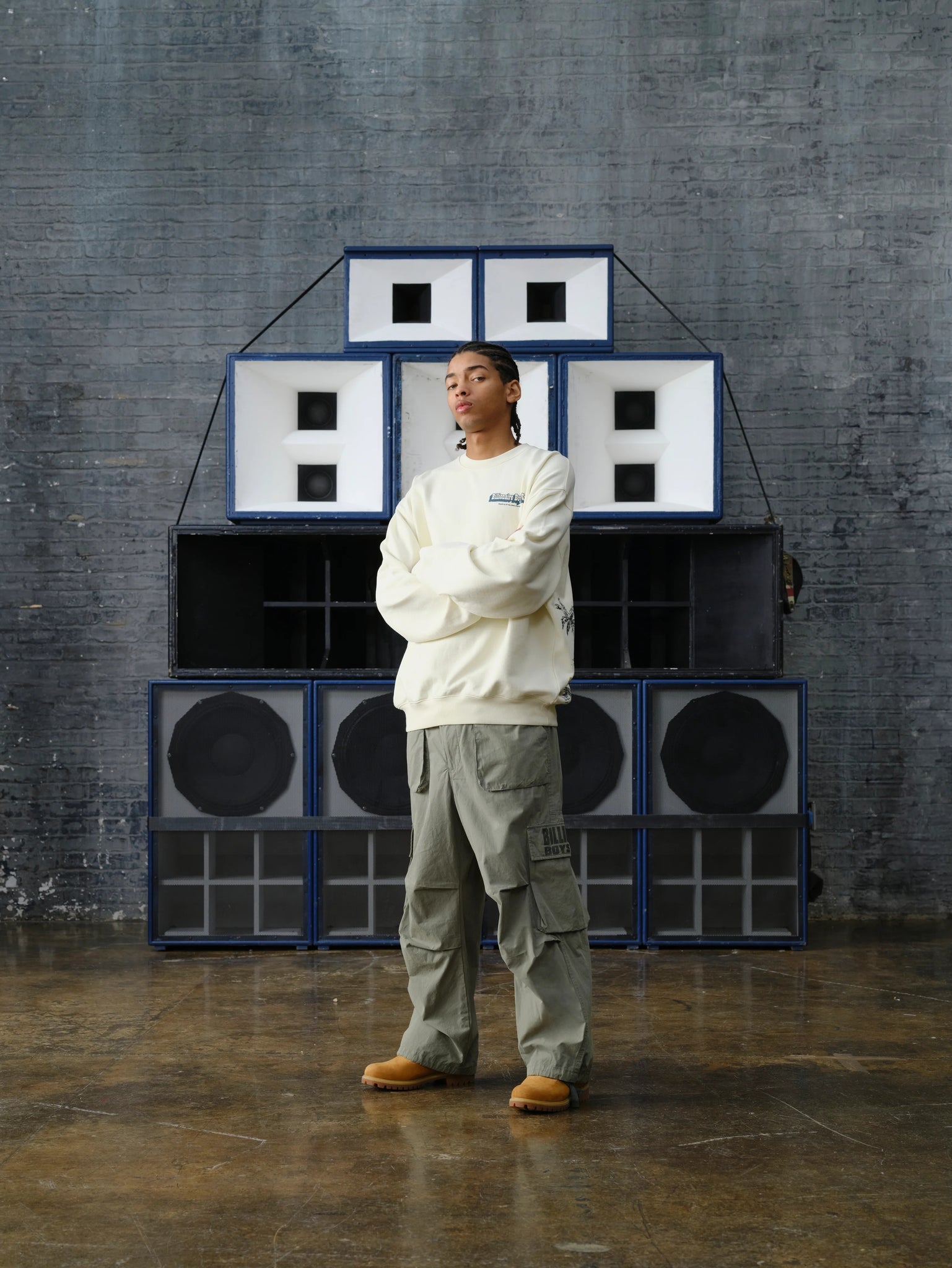 SOUVENIR HEAVY OVERSIZED CREWNECK - ECRU