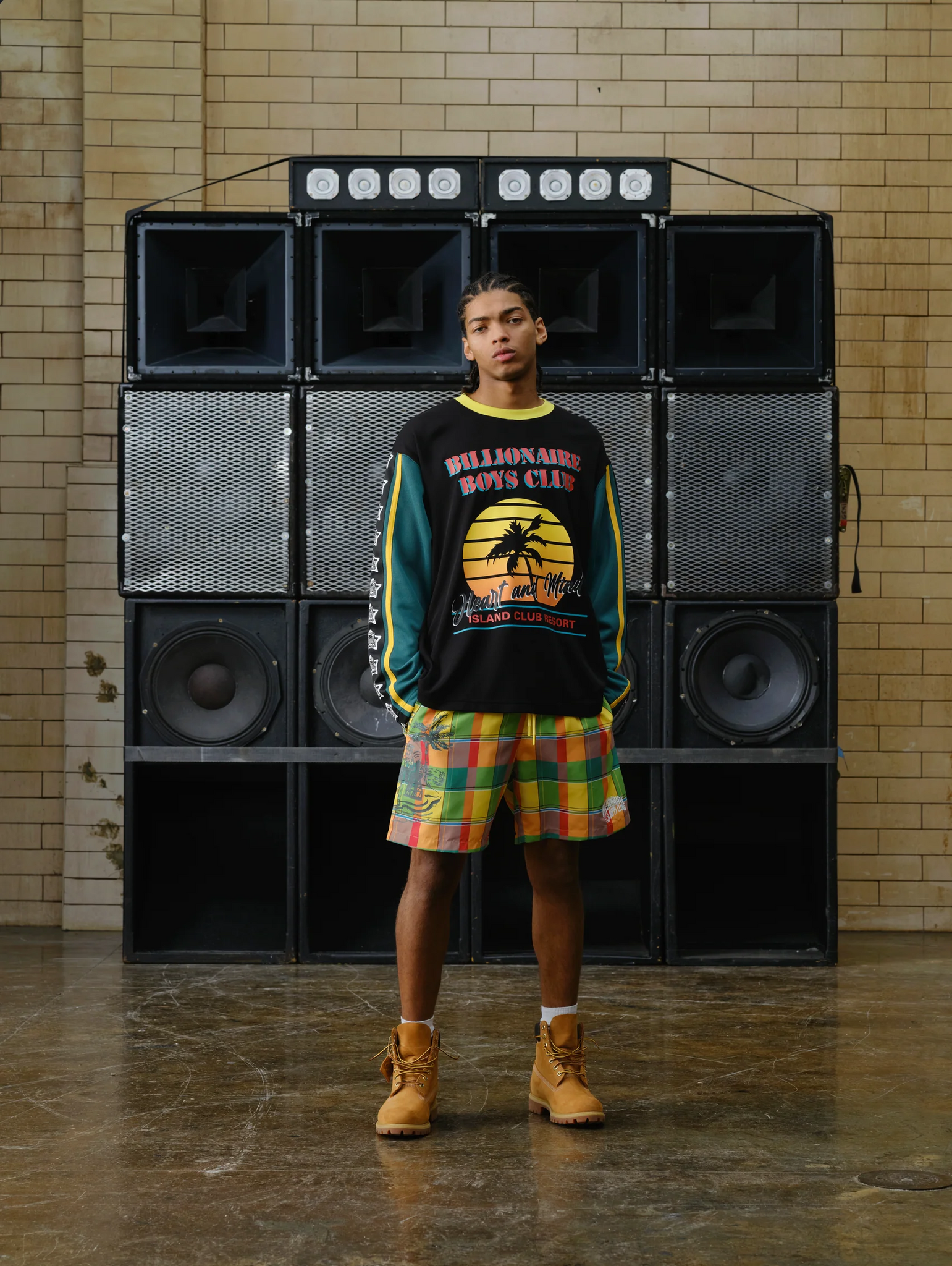 RESORT SPORT RIB LS T-SHIRT - BLACK