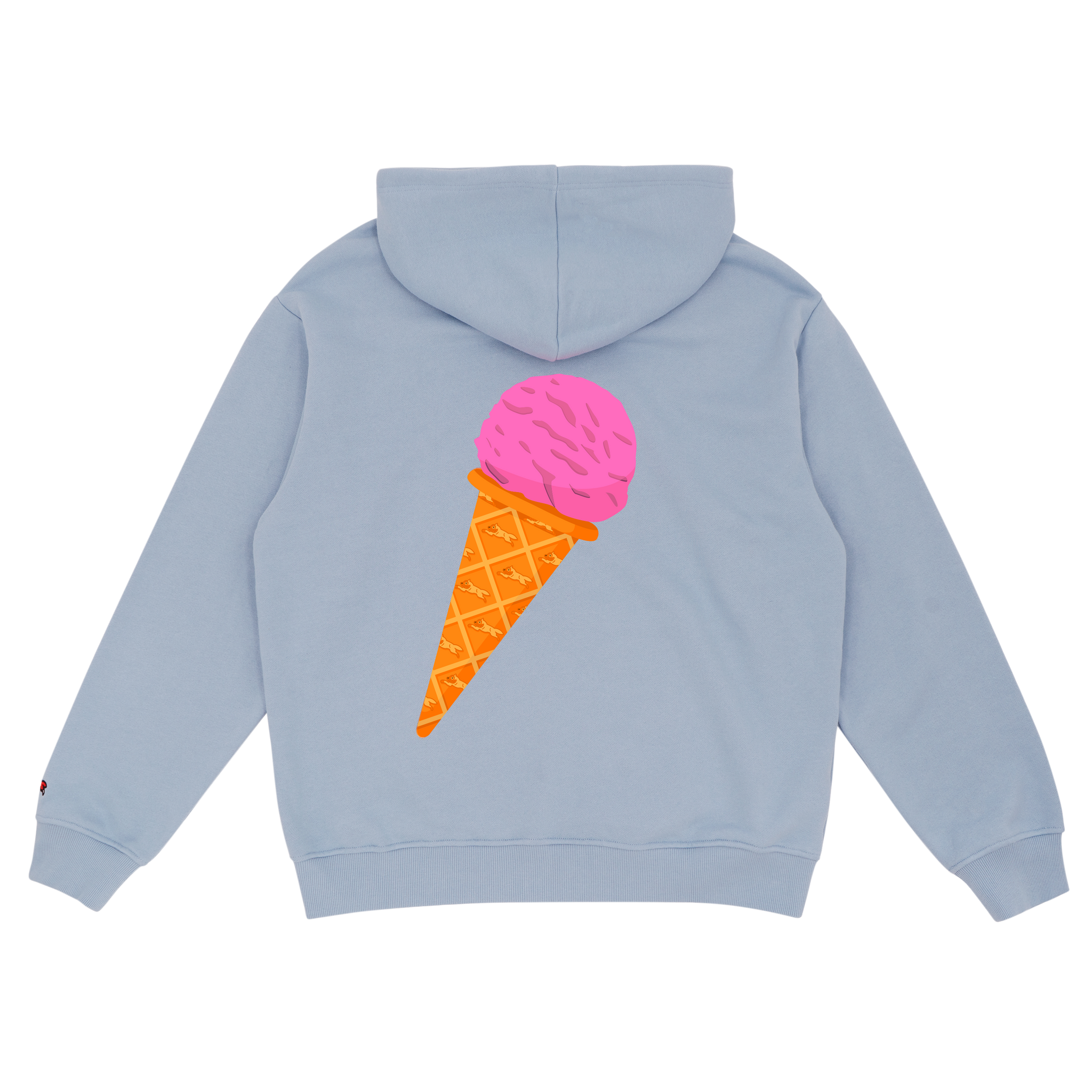 ICECREAM CONE HOODIE LIGHT BLUE BILLIONAIRE BOYS CLUB HONG KONG