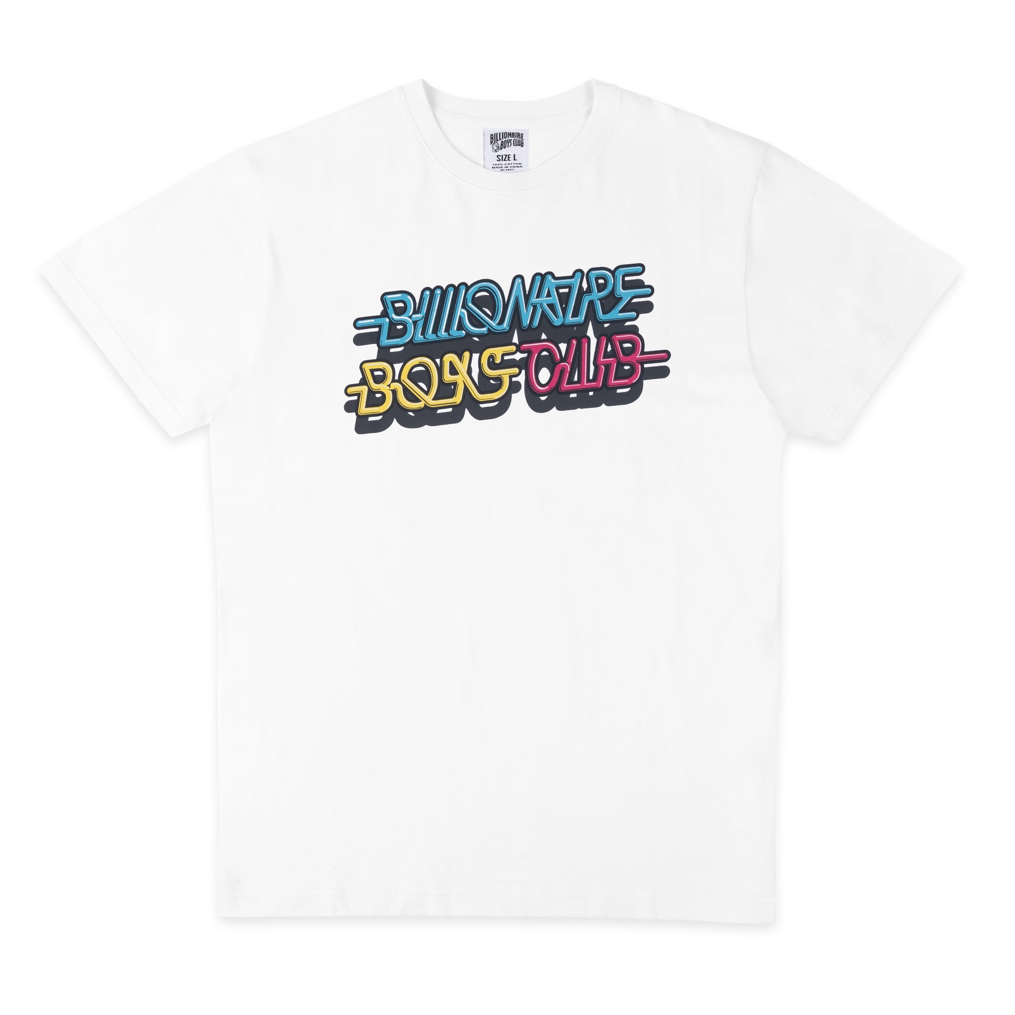 BB NEON SS TEE - WHITE – BILLIONAIRE BOYS CLUB HONG KONG